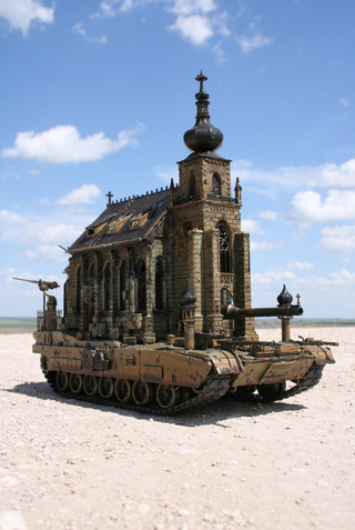 Illustration for article titled Apocalyptic Machine Scultpures are Wonderful in a Morbid, Sinister Sort of Way